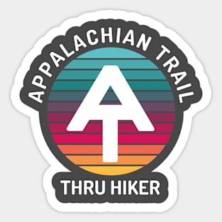 Appalachian Trail Thru Hiker Sunset Sticker